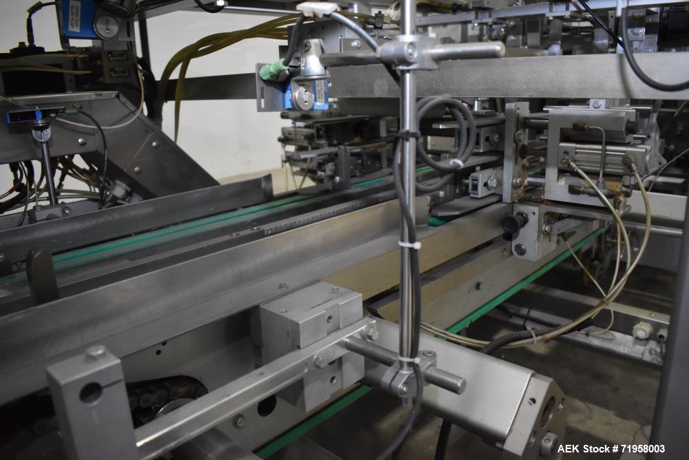 Used Bosch (Syntegon) Model Elematic 3000 Automatic Wraparound Case Packer.
