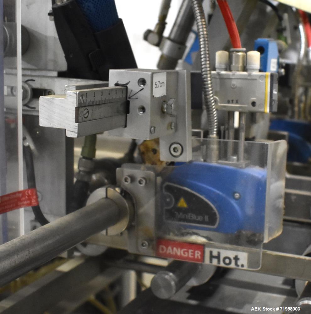 Used Bosch (Syntegon) Model Elematic 3000 Automatic Wraparound Case Packer.