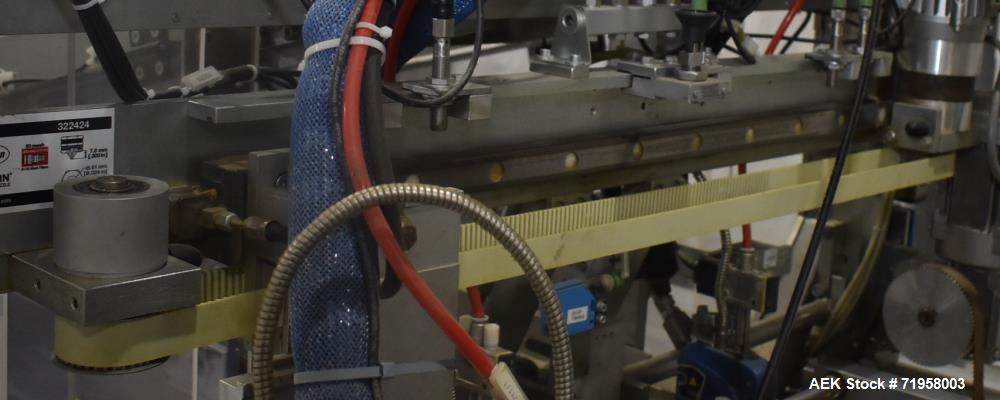 Used Bosch (Syntegon) Model Elematic 3000 Automatic Wraparound Case Packer.