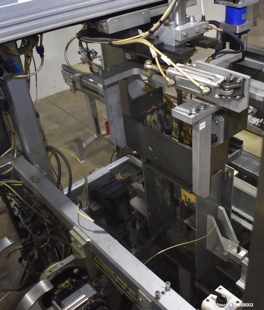 Used Bosch (Syntegon) Model Elematic 3000 Automatic Wraparound Case Packer.