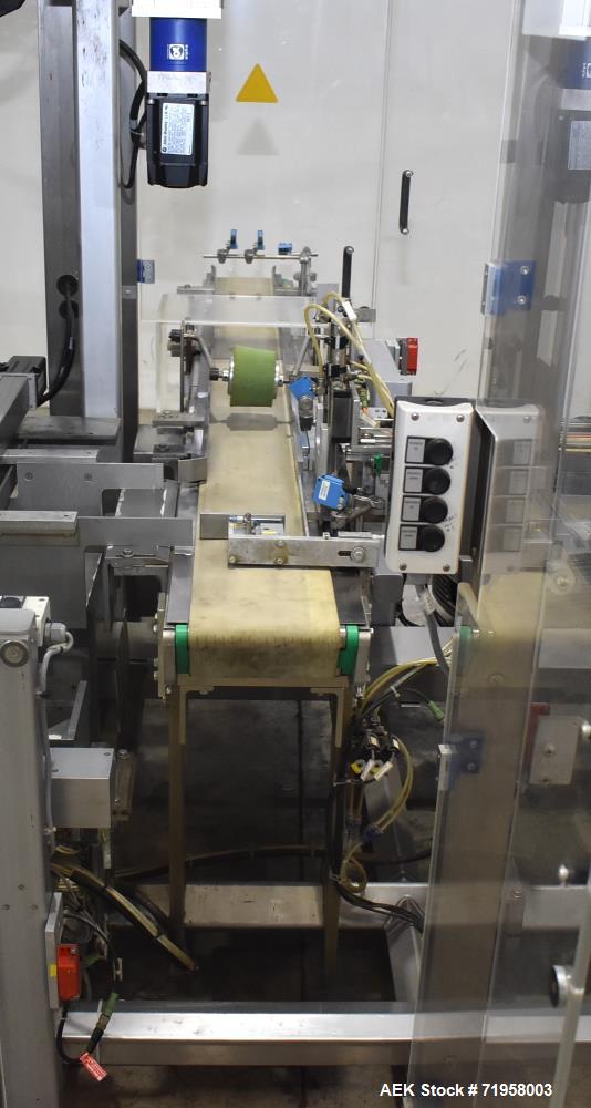 Used Bosch (Syntegon) Model Elematic 3000 Automatic Wraparound Case Packer.