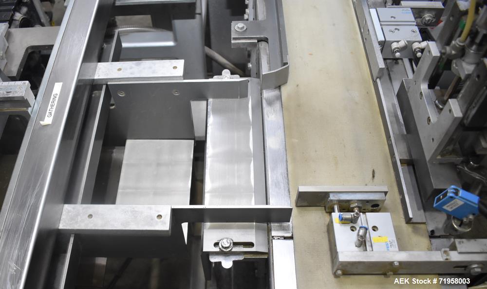 Used Bosch (Syntegon) Model Elematic 3000 Automatic Wraparound Case Packer.