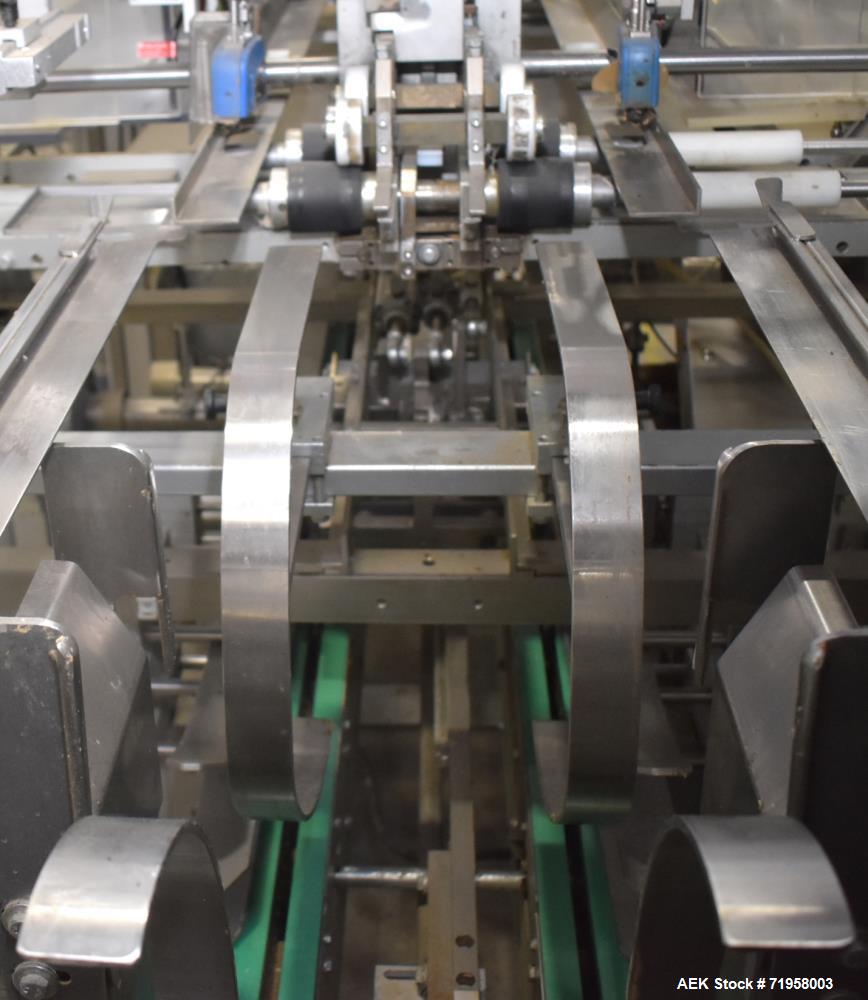 Used Bosch (Syntegon) Model Elematic 3000 Automatic Wraparound Case Packer.
