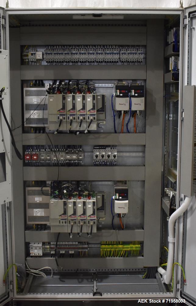 Used Bosch (Syntegon) Model Elematic 3000 Automatic Wraparound Case Packer.