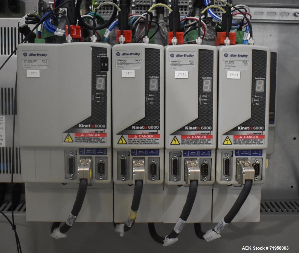 Used Bosch (Syntegon) Model Elematic 3000 Automatic Wraparound Case Packer.