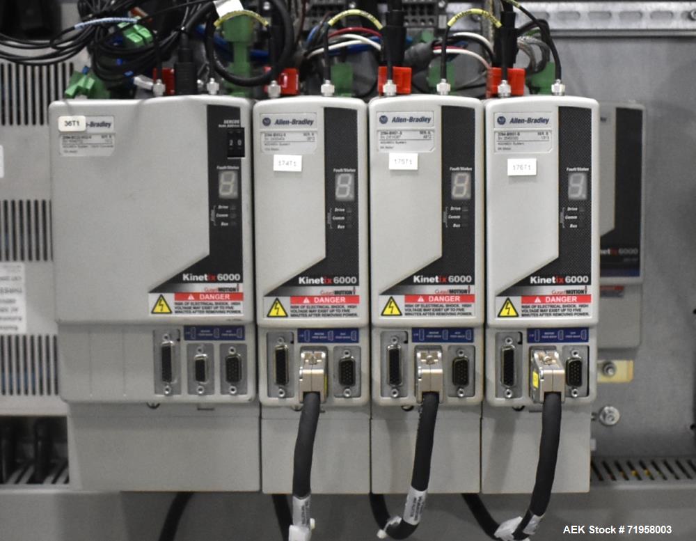 Used Bosch (Syntegon) Model Elematic 3000 Automatic Wraparound Case Packer.