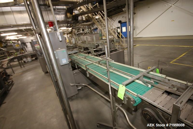 Used Douglas Case Packer, M/N TF/L-18, S/N M-3411, withDouble Door Control Panel, Includes Allen-Bradley 10-Slot PLC & Other Control Components, 480 Volts, 3 Phase (NOTE:  Missing (1) Slot in PLC) (L...