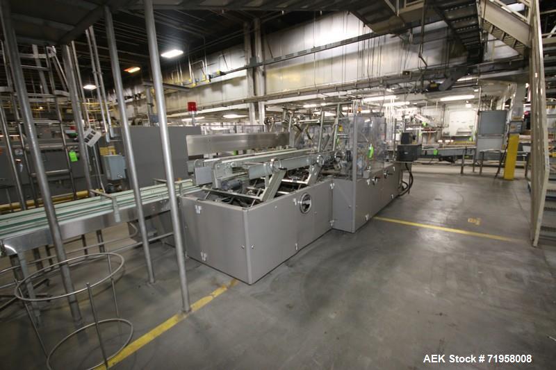 Used Douglas Case Packer, M/N TF/L-18, S/N M-3411, withDouble Door Control Panel, Includes Allen-Bradley 10-Slot PLC & Other Control Components, 480 Volts, 3 Phase (NOTE:  Missing (1) Slot in PLC) (L...