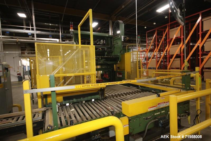 Used Douglas Case Packer, M/N TF/L-18, S/N M-3411, withDouble Door Control Panel, Includes Allen-Bradley 10-Slot PLC & Other Control Components, 480 Volts, 3 Phase (NOTE:  Missing (1) Slot in PLC) (L...