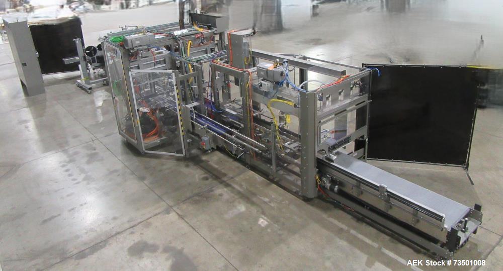 Unused Douglas Trivex RLi Top Load Case Erector/Packer/Sealer – 60 CPM, RFID Tracking, Nita Labeler