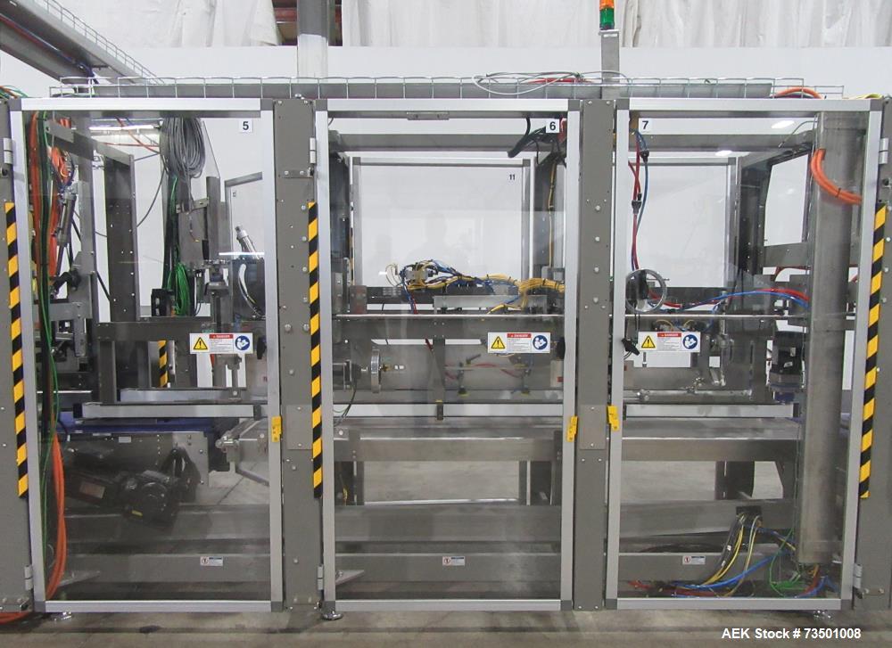 Unused Douglas Trivex RLi Top Load Case Erector/Packer/Sealer – 60 CPM, RFID Tracking, Nita Labeler