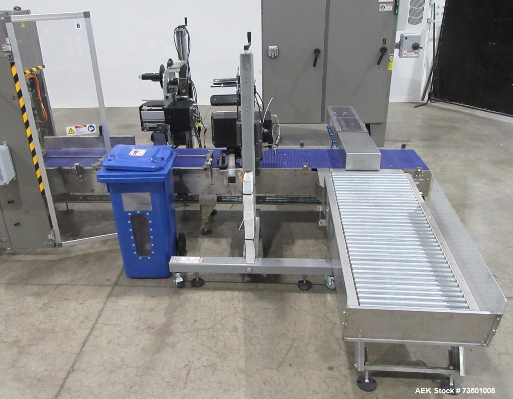 Unused Douglas Trivex RLi Top Load Case Erector/Packer/Sealer – 60 CPM, RFID Tracking, Nita Labeler