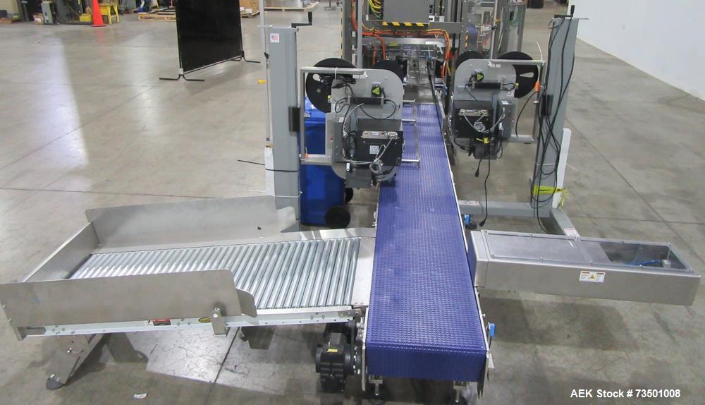 Unused Douglas Trivex RLi Top Load Case Erector/Packer/Sealer – 60 CPM, RFID Tracking, Nita Labeler