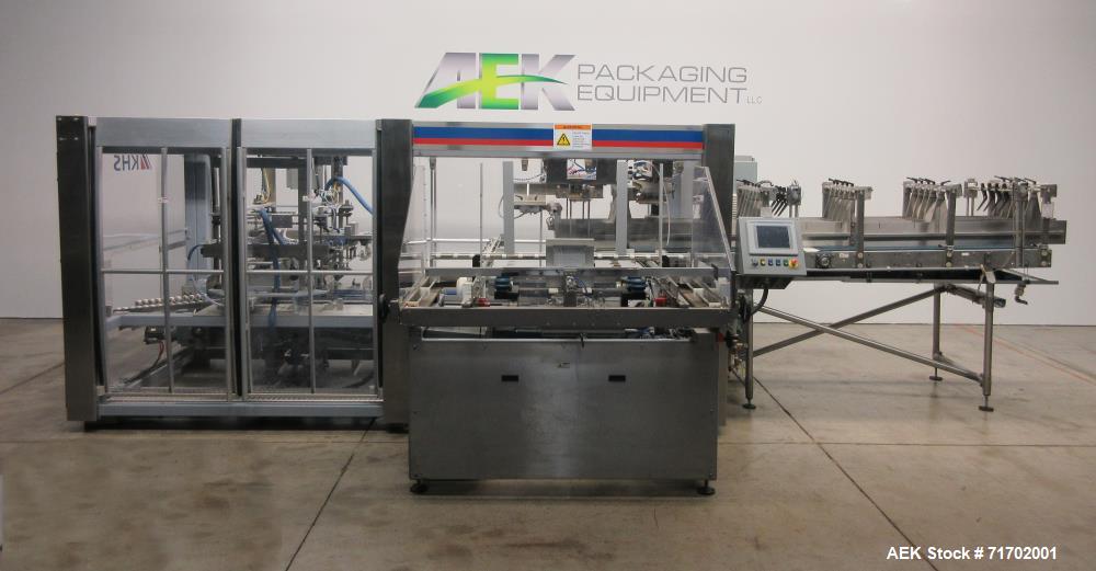 Used- KHS Kisters Innopack Model WP-30 (L.H.)  Wraparound Tray/Case Packer