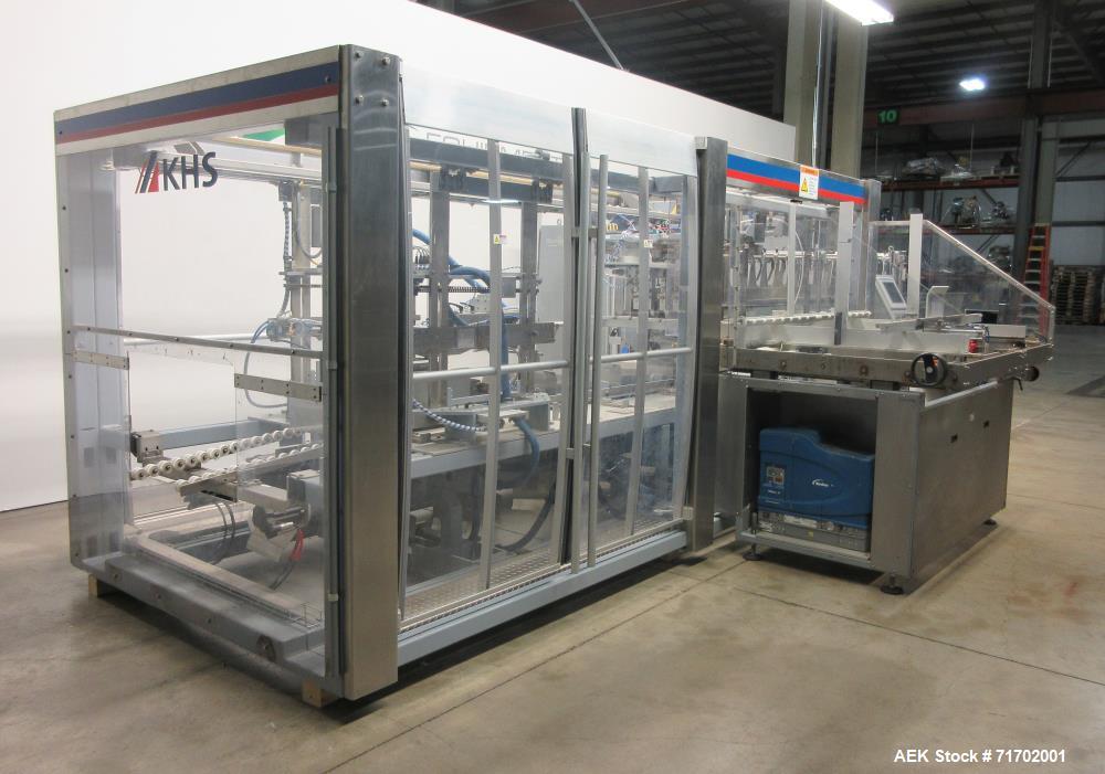 Used KHS Kisters Innopack Model WP-30 (L.H.)  Wraparound Tray/Case Packer