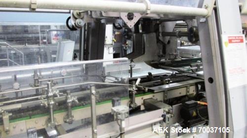 Used-Kisters 80 Cycle Traypacker/Wraparound Casepacker, Model WP-080V. Fully automatic stand alone wraparound packer for pro...