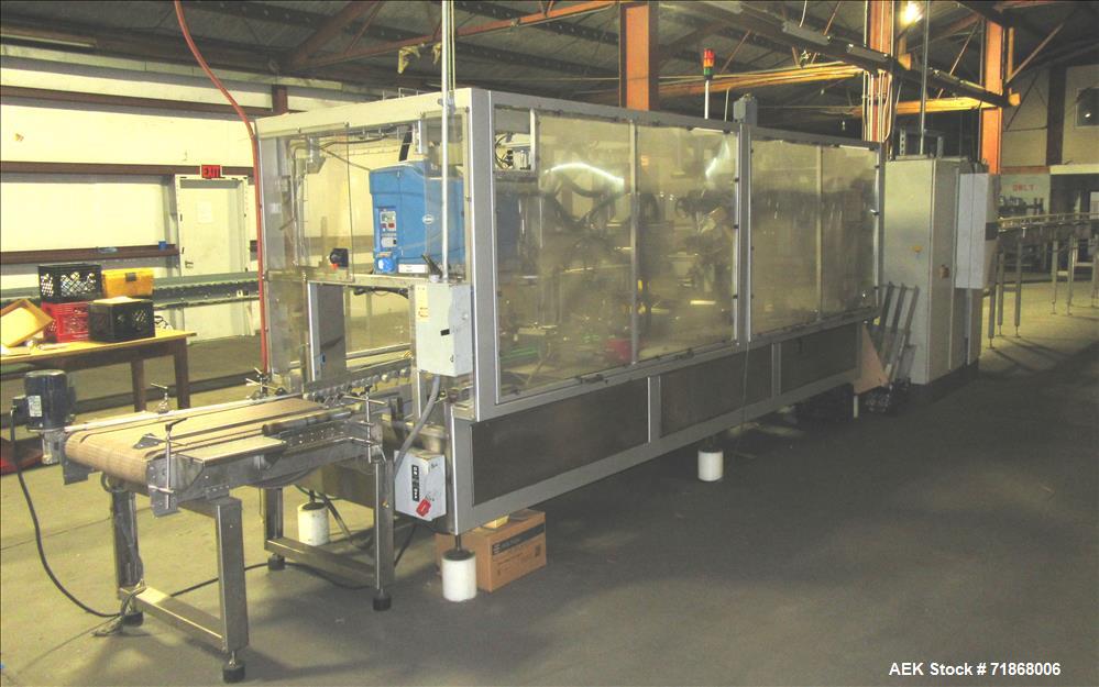 Used Meypack Model VP451 Wraparound Tray/Case Packer.