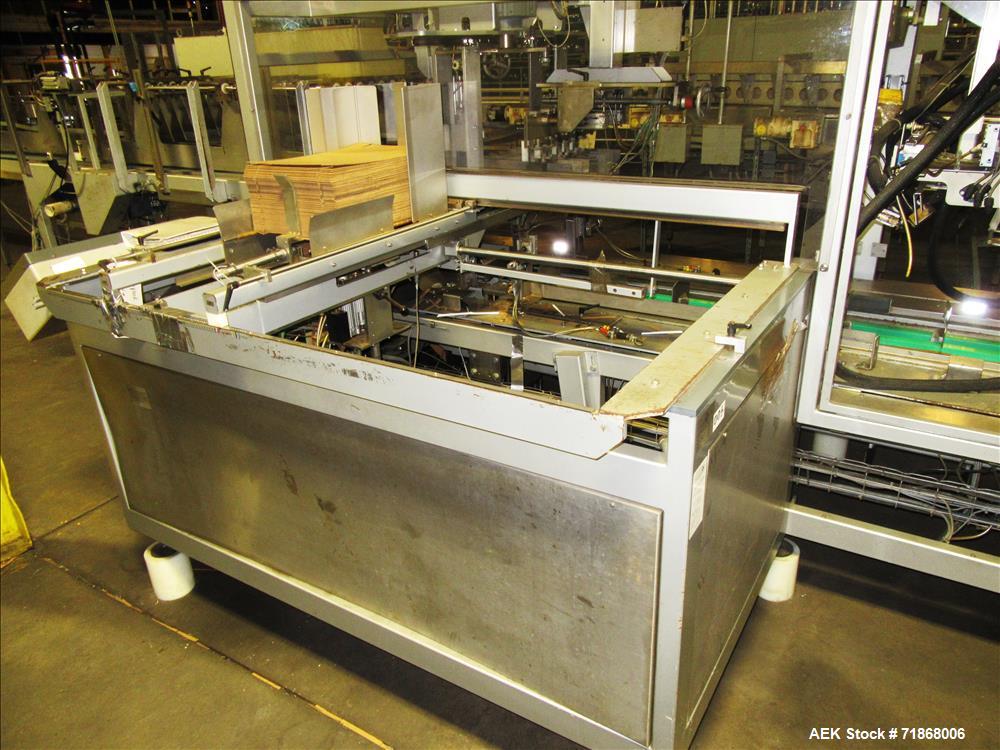 Used Meypack Model VP451 Wraparound Tray/Case Packer.