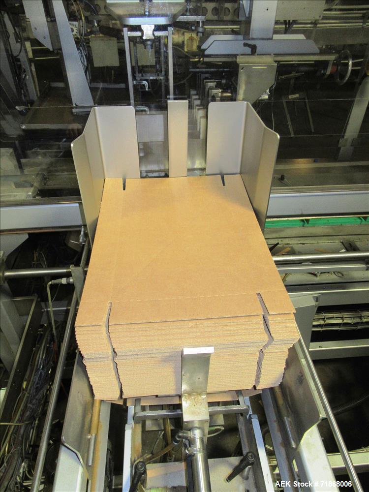 Used Meypack Model VP451 Wraparound Tray/Case Packer.