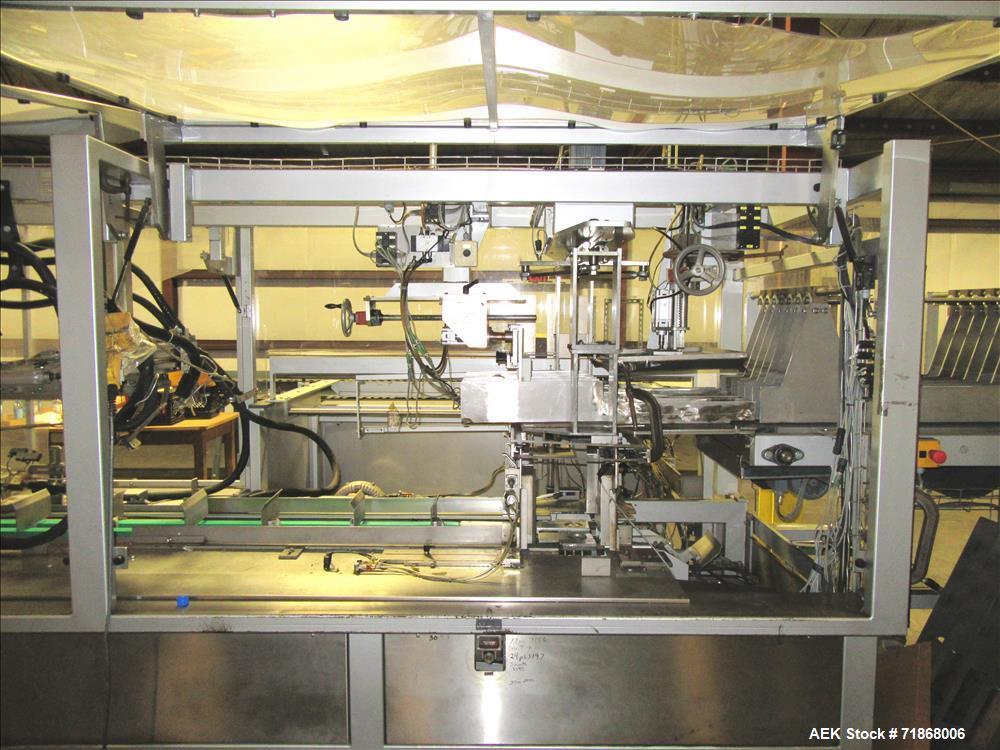 Used Meypack Model VP451 Wraparound Tray/Case Packer.