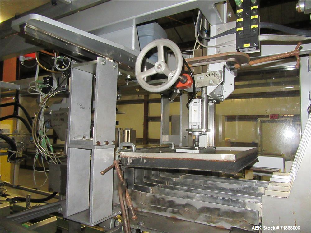 Used Meypack Model VP451 Wraparound Tray/Case Packer.