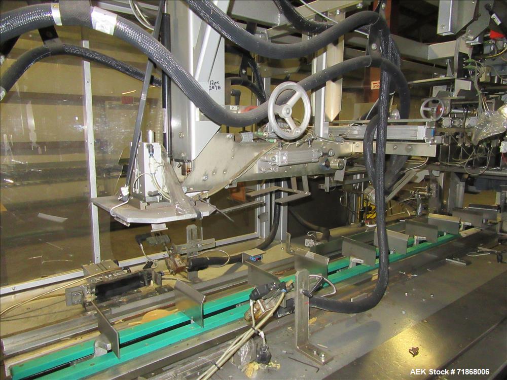 Used Meypack Model VP451 Wraparound Tray/Case Packer.