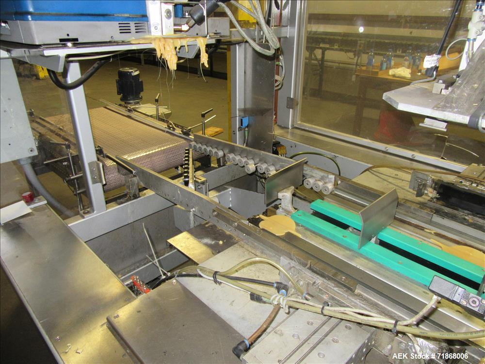 Used Meypack Model VP451 Wraparound Tray/Case Packer.