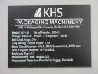 Used- KHS Kisters Innopack Model WP-30 (L.H.)  Wraparound Tray/Case Packer