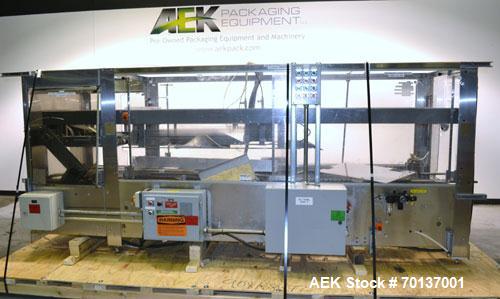 Used A-B-C Packaging Machine Corp Model 30A Automatic Top and Bottom Hot Melt C