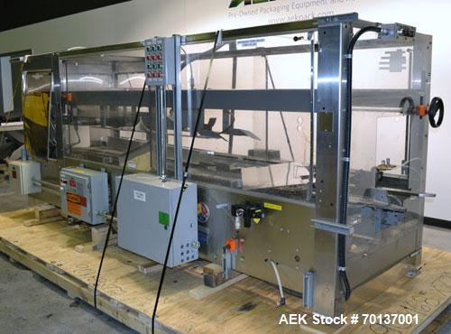 Used A-B-C Packaging Machine Corp Model 30A Automatic Top and Bottom Hot Melt C