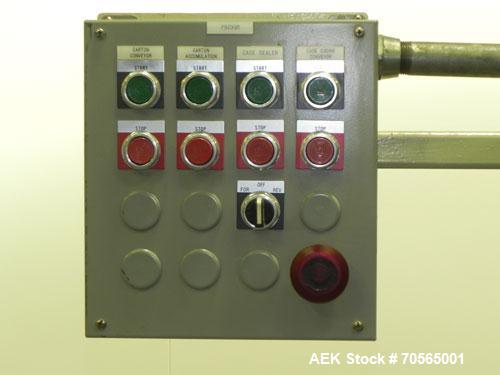 Used ABC Packaging Machine Corp Model 30A Automatic Top and Bottom Hot Melt C