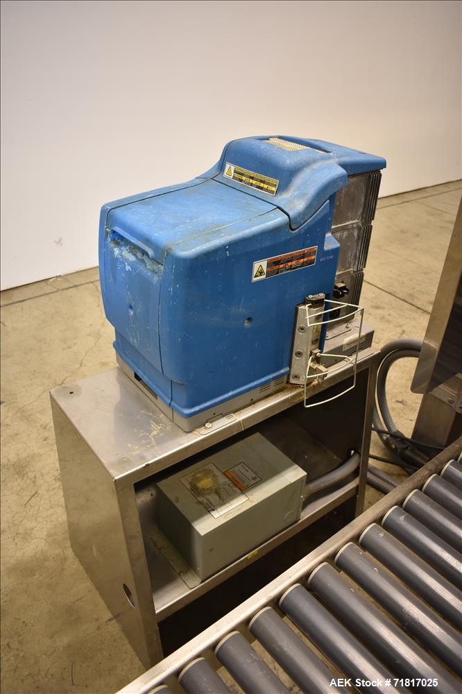 Used Pearson Model CS40-G Automatic Stainless Steel Hot Melt Top Case Sealer.