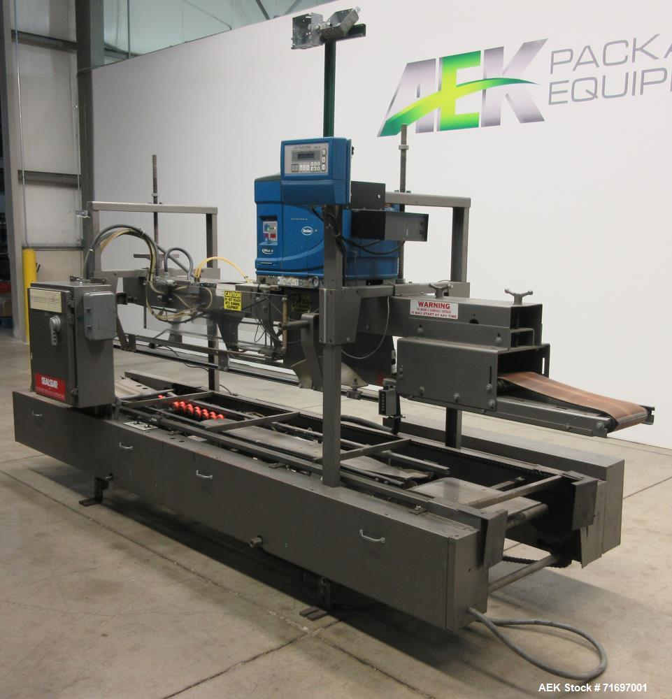 Used Rockford Midland Sealstar Automatic Top and Bottom Hot Melt Glue Sealer