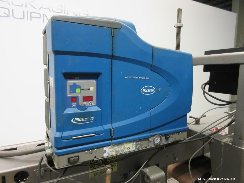 Used Rockford Midland Sealstar Automatic Top and Bottom Hot Melt Glue Sealer