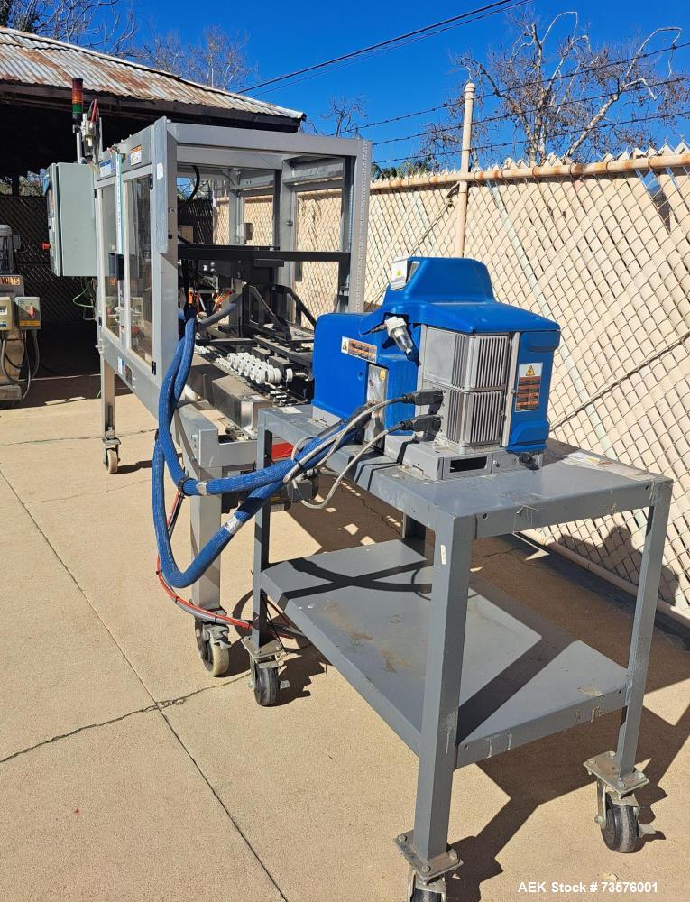 Used Wexxar BEL 290 H High-Speed Automatic Case Sealer with Nordson Glue System