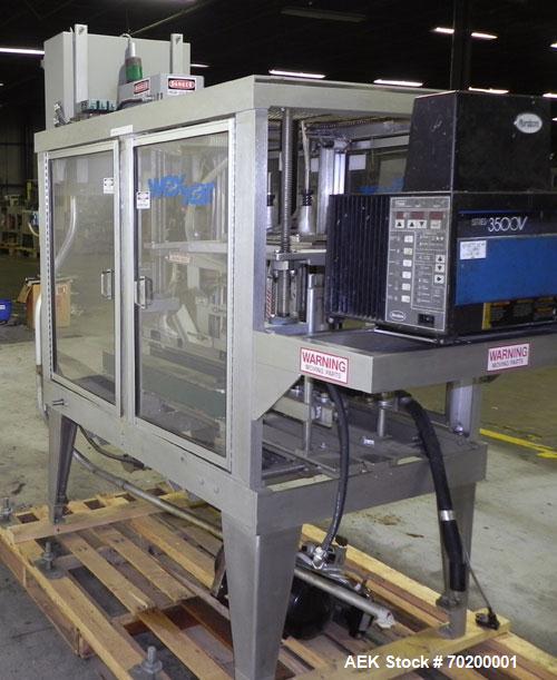 Used Wexxar Model WSH Automatic Top Only Glue Case Sealer capable of speeds up to 35 cases per minute. Case size range: Length 12" to 33" or 305 mm to 838 mm, Width 10" to 22.5" or 254 mm to 572 mm, ...