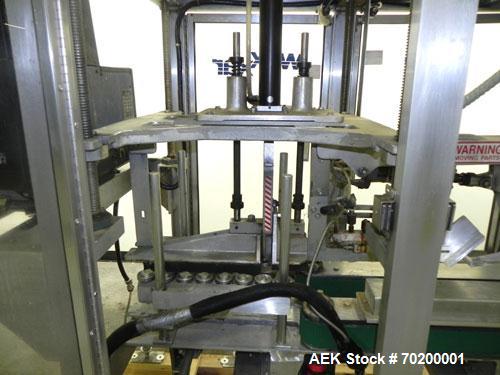 Used Wexxar Model WSH Automatic Top Only Glue Case Sealer capable of speeds up to 35 cases per minute. Case size range: Length 12" to 33" or 305 mm to 838 mm, Width 10" to 22.5" or 254 mm to 572 mm, ...