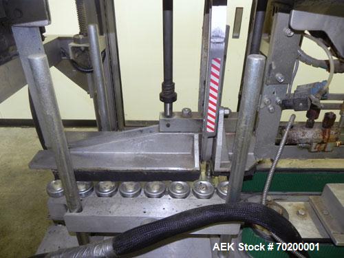 Used Wexxar Model WSH Automatic Top Only Glue Case Sealer capable of speeds up to 35 cases per minute. Case size range: Length 12" to 33" or 305 mm to 838 mm, Width 10" to 22.5" or 254 mm to 572 mm, ...
