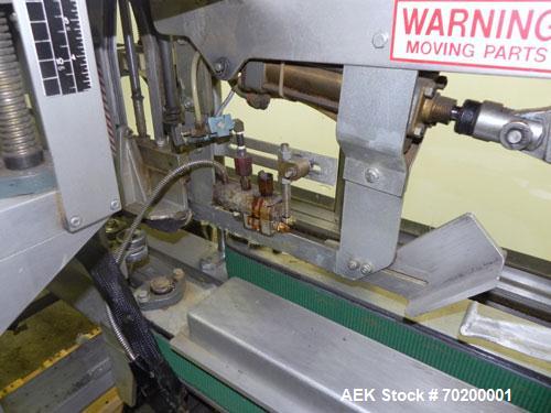 Used Wexxar Model WSH Automatic Top Only Glue Case Sealer capable of speeds up to 35 cases per minute. Case size range: Length 12" to 33" or 305 mm to 838 mm, Width 10" to 22.5" or 254 mm to 572 mm, ...