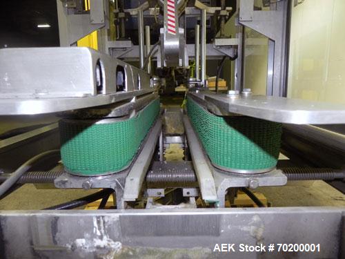 Used Wexxar Model WSH Automatic Top Only Glue Case Sealer capable of speeds up to 35 cases per minute. Case size range: Length 12" to 33" or 305 mm to 838 mm, Width 10" to 22.5" or 254 mm to 572 mm, ...
