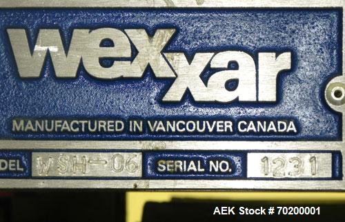 Used Wexxar Model WSH Automatic Top Only Glue Case Sealer capable of speeds up to 35 cases per minute. Case size range: Length 12" to 33" or 305 mm to 838 mm, Width 10" to 22.5" or 254 mm to 572 mm, ...