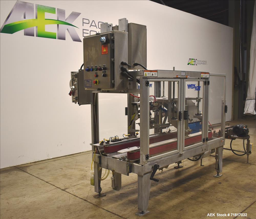 Used Wexxar Model WSH-07 Automatic Top Only Glue Case Sealer.