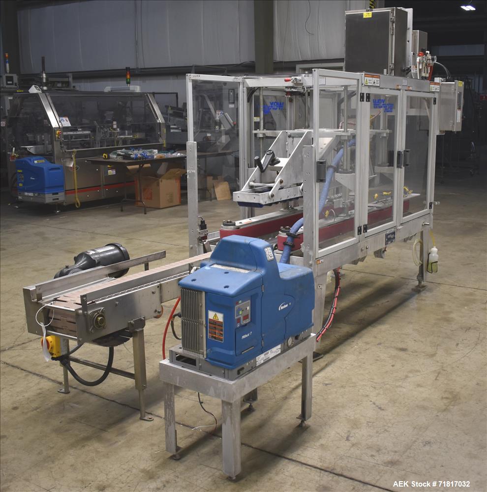 Used Wexxar Model WSH-07 Automatic Top Only Glue Case Sealer.