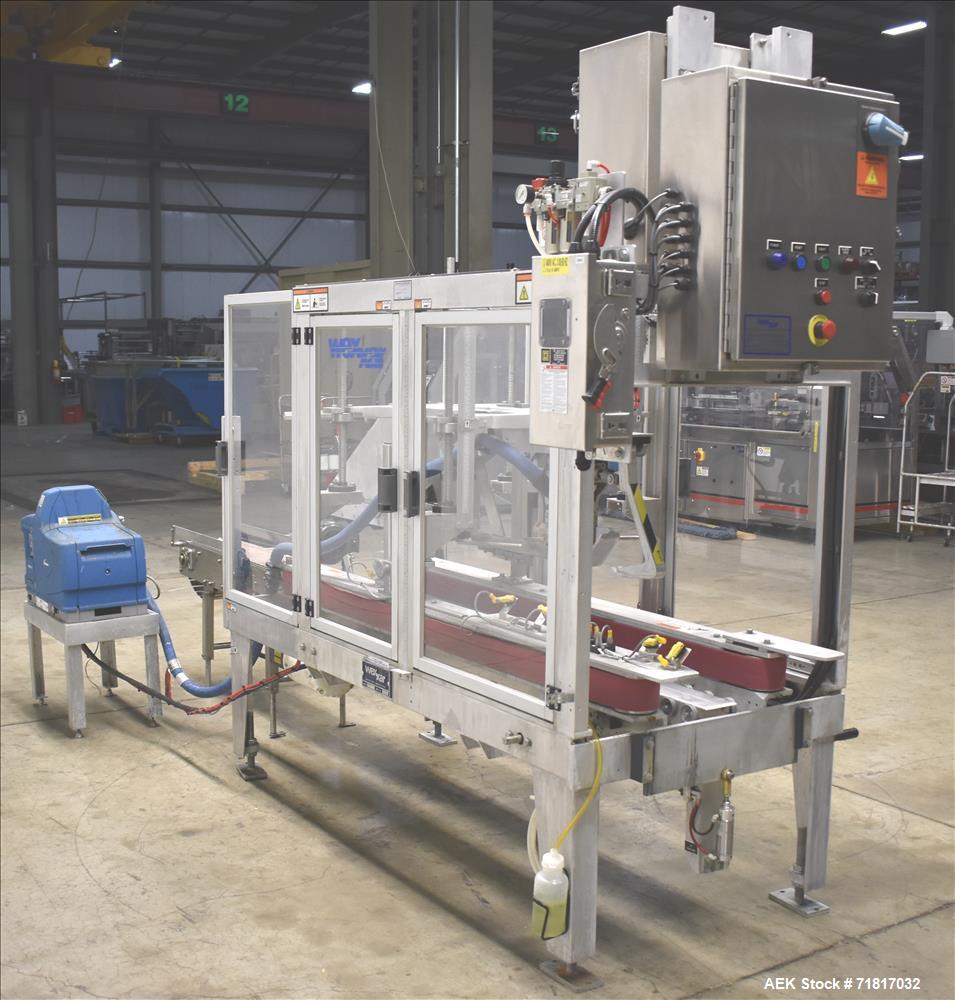 Used Wexxar Model WSH-07 Automatic Top Only Glue Case Sealer.