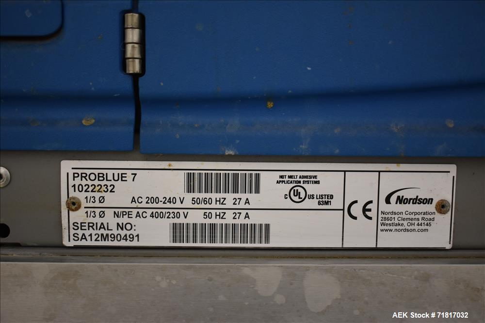 Used Wexxar Model WSH-07 Automatic Top Only Glue Case Sealer.