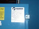 Used Pearson Model CS-30-RT, Random Sealer - Top Tape Only. Allen Bradley SLC 5/05 PLC and Panelview 300 operator interface. 24 VDC, 20 cpm.