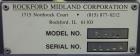 Used- Rockford Midland Sealstar Automatic Top and Bottom Hot Melt Glue Sealer