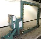 Used Signode Side Seal Plastic Strapping Machine, model SP-710, carbon steel. Production rate will vary on package size. 62’’ wide x 62’’ tall chute opening, maximum package size 60’’ x 60’’. Mounted...