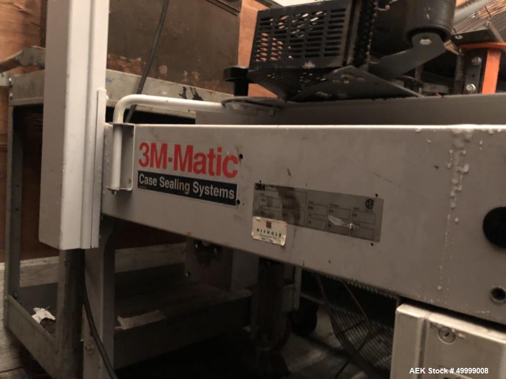 Used 3M Adjustable Case Sealer with Top Tape Applicator