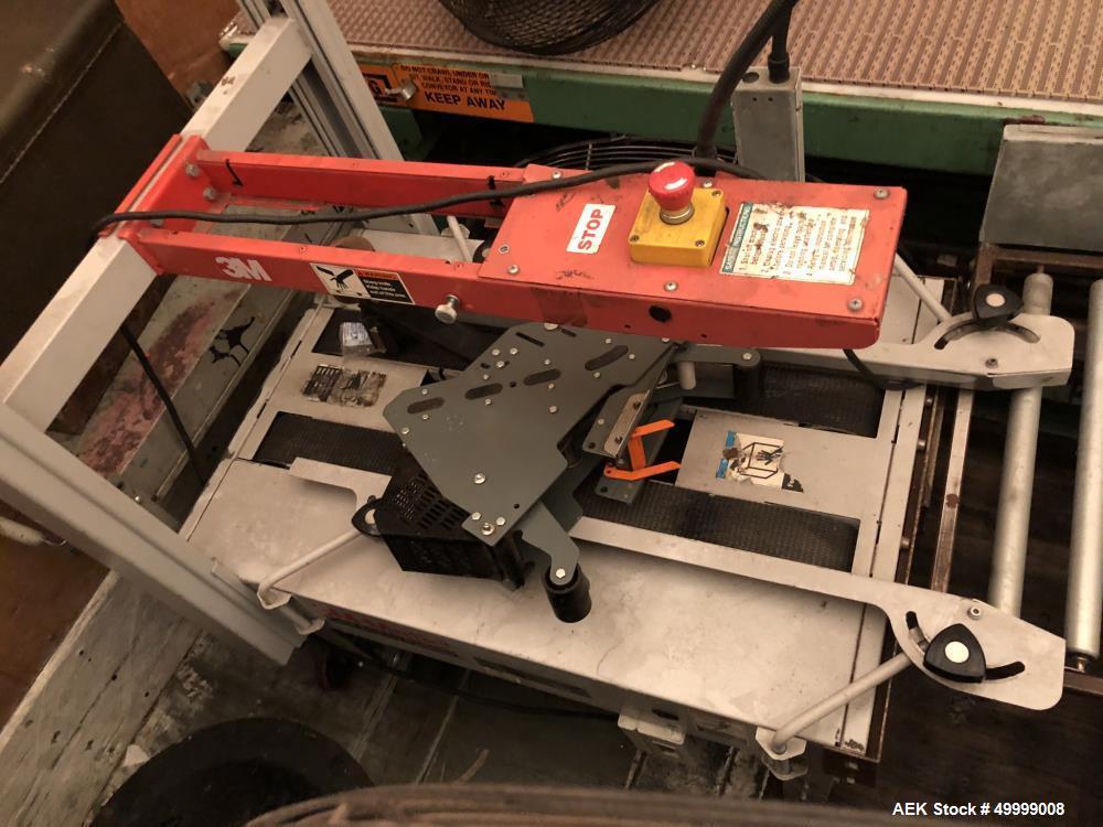 Used 3M Adjustable Case Sealer with Top Tape Applicator